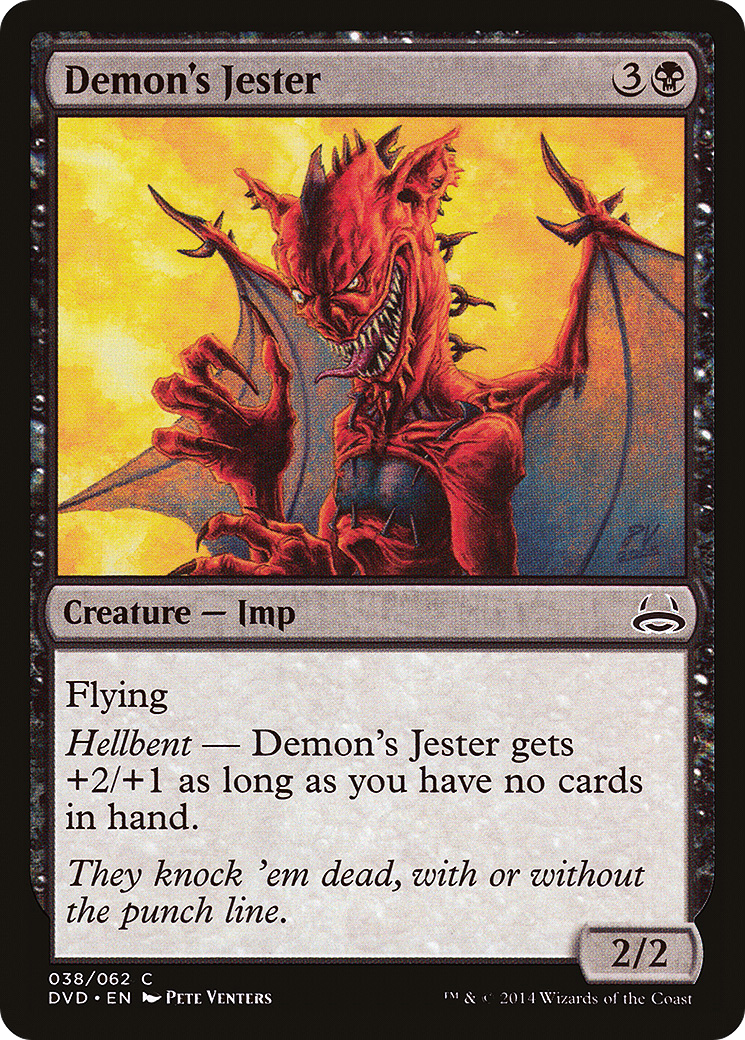 Demon's Jester (DD3-038) [Duel Decks Anthology: Divine vs. Demonic]