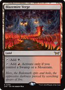 Blazemire Verge (PPDSK-256P) [Duskmourn: House of Horror Promos]