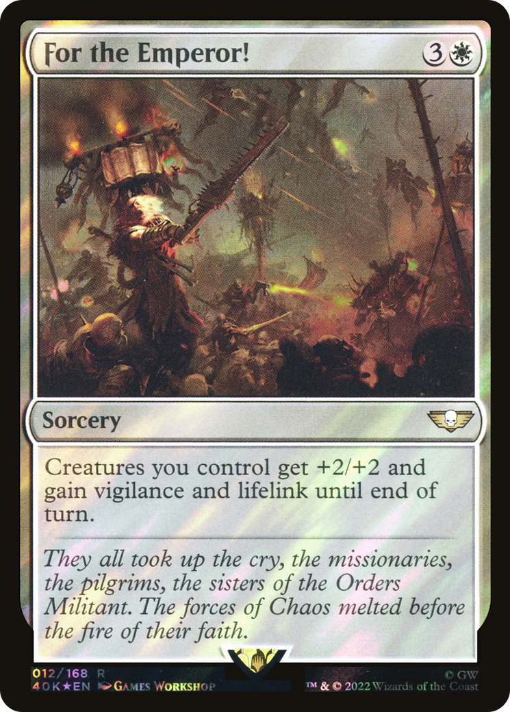 For the Emperor! (40K-12★) [Warhammer 40,000 Commander] Foil
