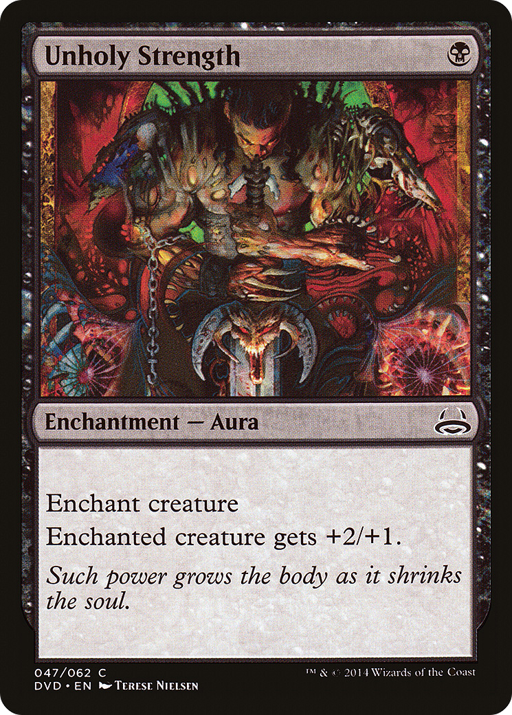 Unholy Strength (DD3-047) [Duel Decks Anthology: Divine vs. Demonic]