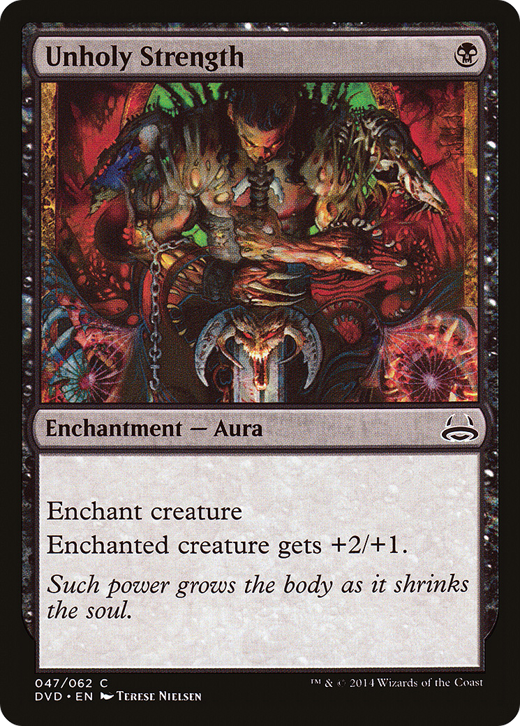 Unholy Strength (DD3-047) [Duel Decks Anthology: Divine vs. Demonic]