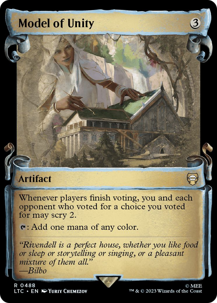 Model of Unity (Showcase Scrolls) (LTC-488) [Tales of Middle-earth Commander]
