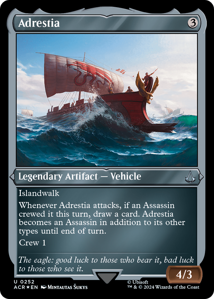 Adrestia (ACR-252) [Assassin's Creed] Etched Foil