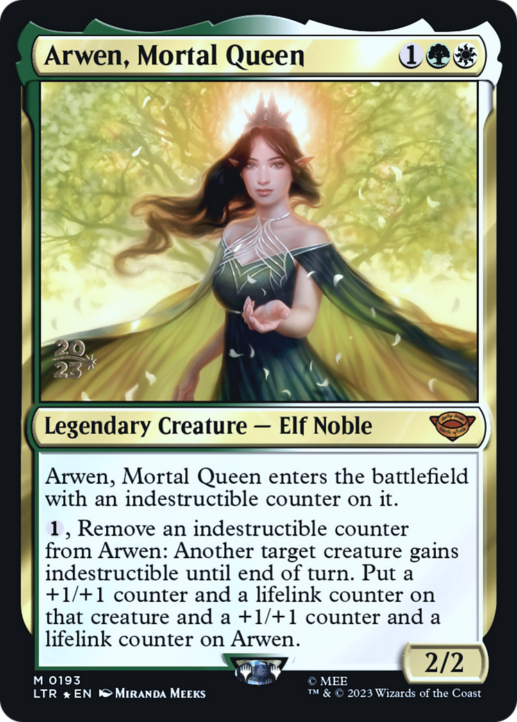 Arwen, Mortal Queen (PRE-193S) [Tales of Middle-earth Promos] Foil