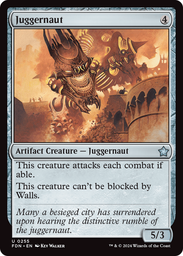Juggernaut (FDN-255) [Foundations] Foil