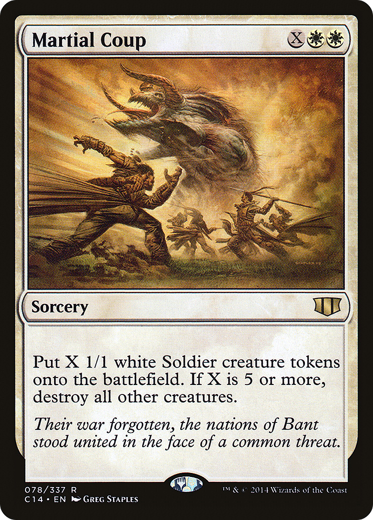 Martial Coup (C14-078) [Commander 2014]