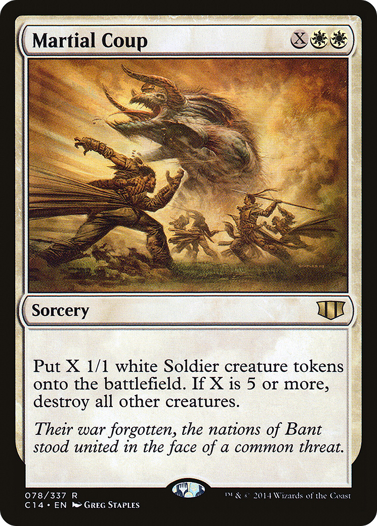 Martial Coup (C14-078) [Commander 2014]