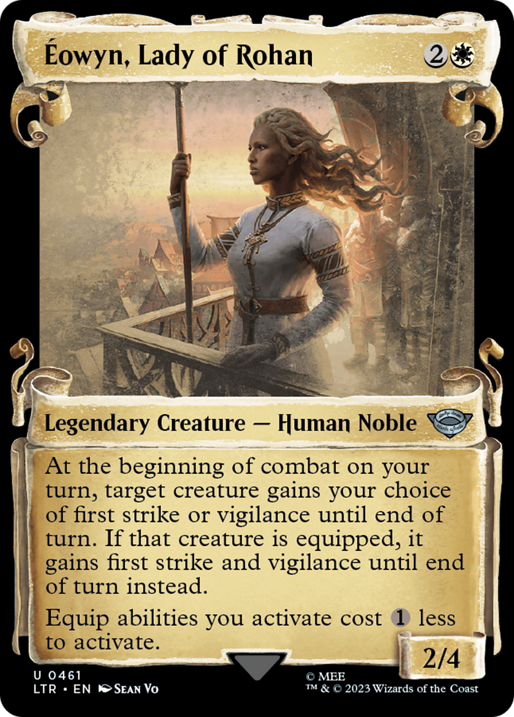 Éowyn, Lady of Rohan (LTR-461) [The Lord of the Rings: Tales of Middle-earth]: (Showcase) Foil