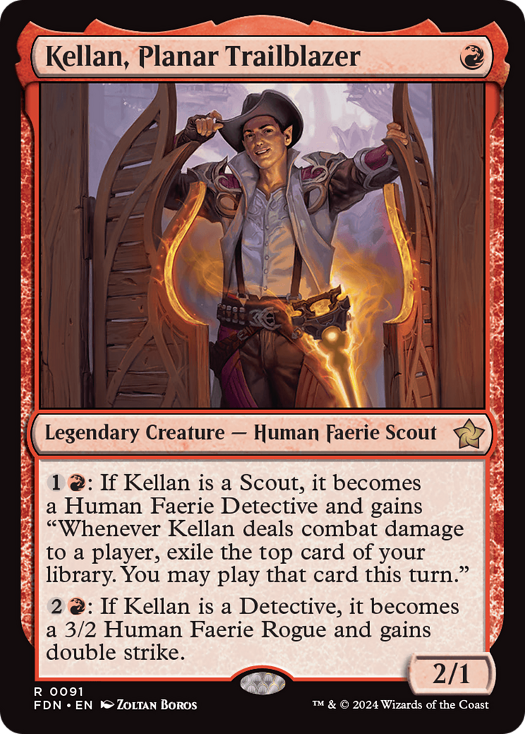 Kellan, Planar Trailblazer (FDN-091) [Foundations] Foil