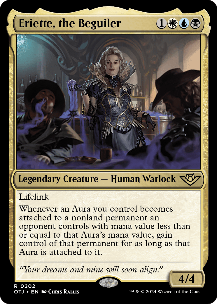 Eriette, the Beguiler (OTJ-202) [Outlaws of Thunder Junction] Foil