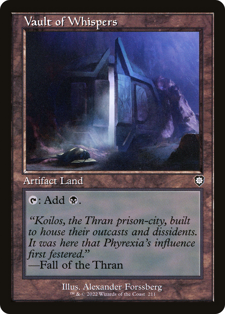Vault of Whispers (Retro Frame) (BRC-211) [The Brothers' War Commander]