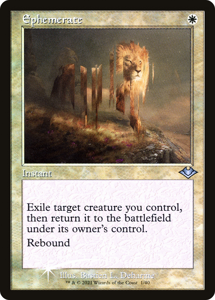 Ephemerate (Retro Frame) (MH1-001) [Modern Horizons 1 Timeshifts] Foil