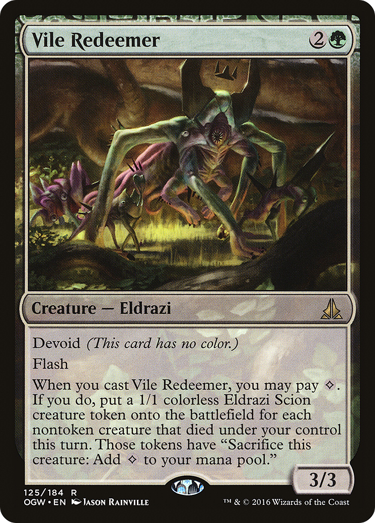 Vile Redeemer (OGW-125) [Oath of the Gatewatch]: (devoid) Foil