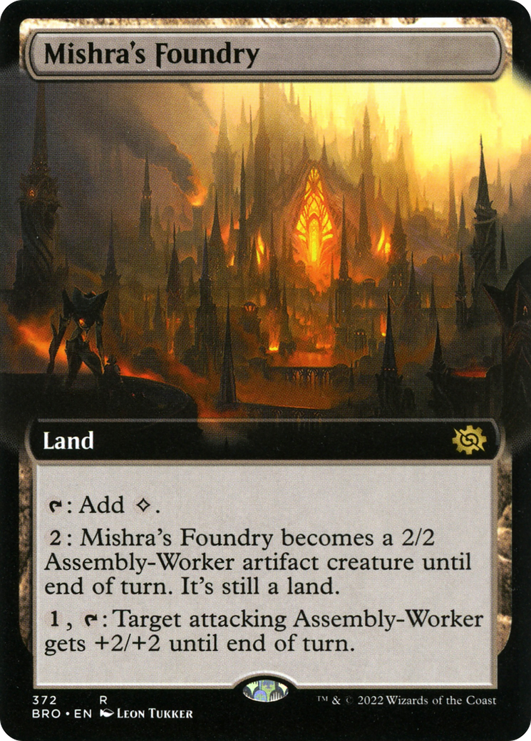 Mishra's Foundry (Extended Art) (BRO-372) [The Brothers' War]