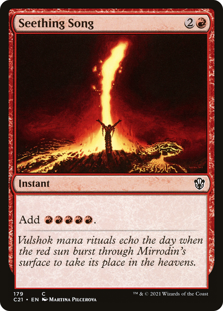 Seething Song (C21-179) [Commander 2021]