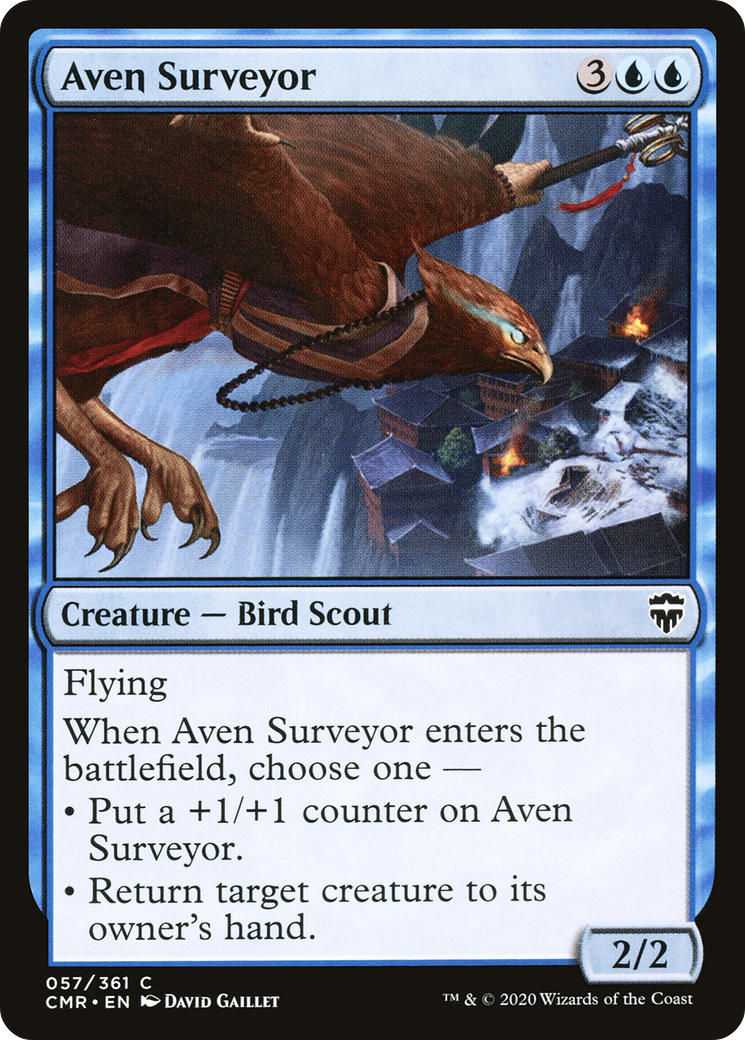 Aven Surveyor (CMR-057) [Commander Legends] Foil