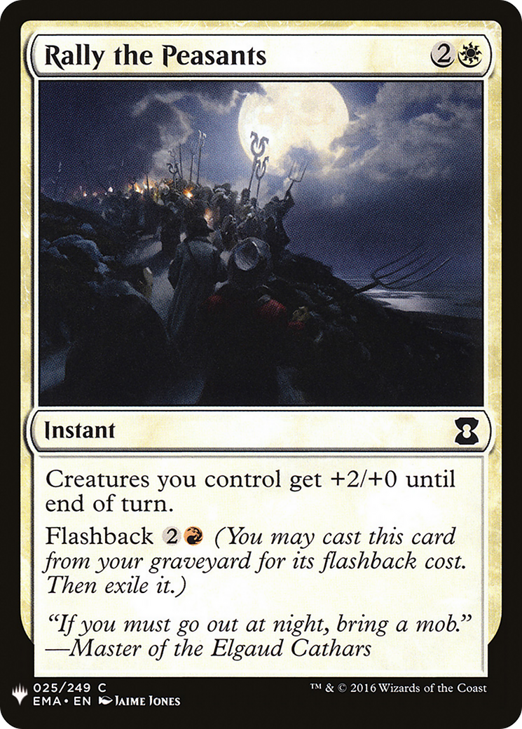 Rally the Peasants (LIST-EMA-25) [The List]