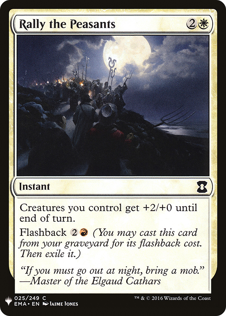 Rally the Peasants (LIST-EMA-25) [The List]