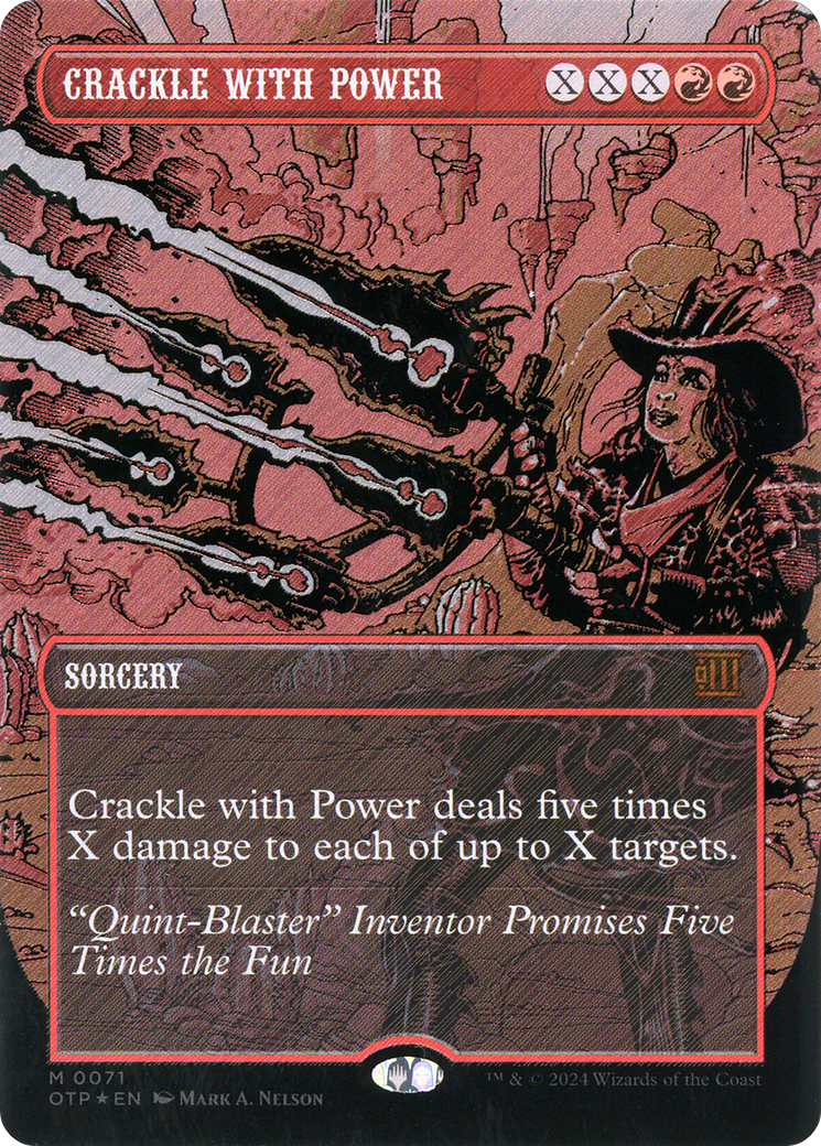 Crackle with Power (OTP-071) [Breaking News]: (Extended Art) (Borderless) Foil