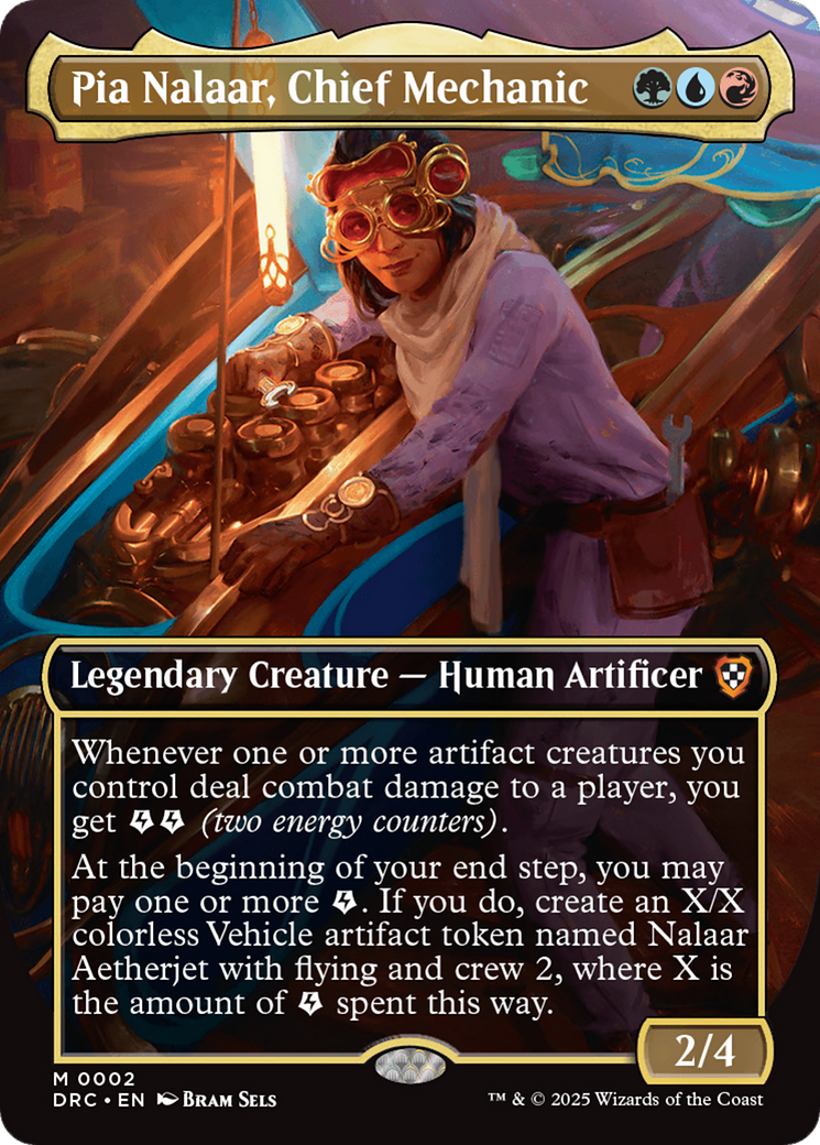 Pia Nalaar, Chief Mechanic (DRC-002) [Commander: Aetherdrift]