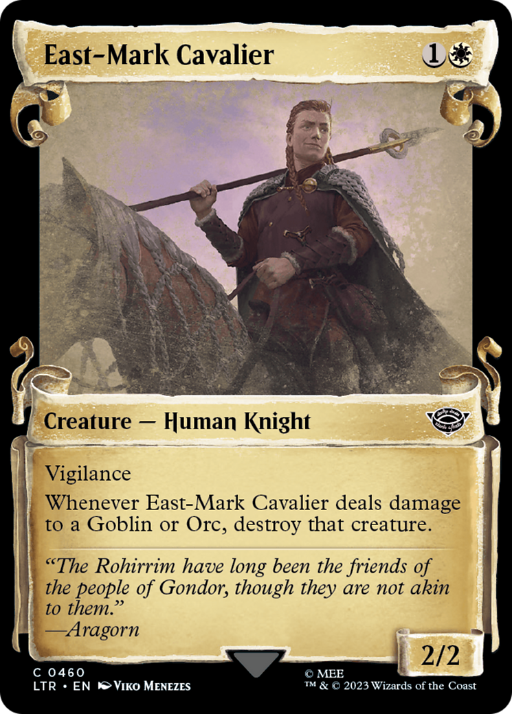 East-Mark Cavalier (LTR-460) [The Lord of the Rings: Tales of Middle-earth]: (Showcase)