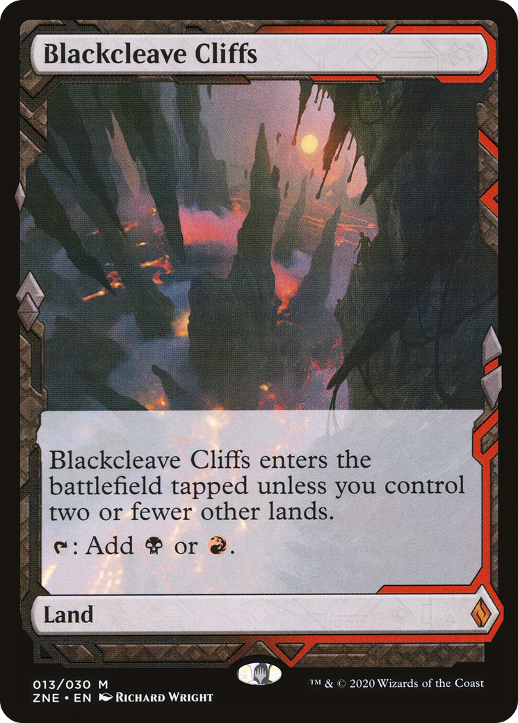 Blackcleave Cliffs (ZNE-013) [Zendikar Rising Expeditions] Foil