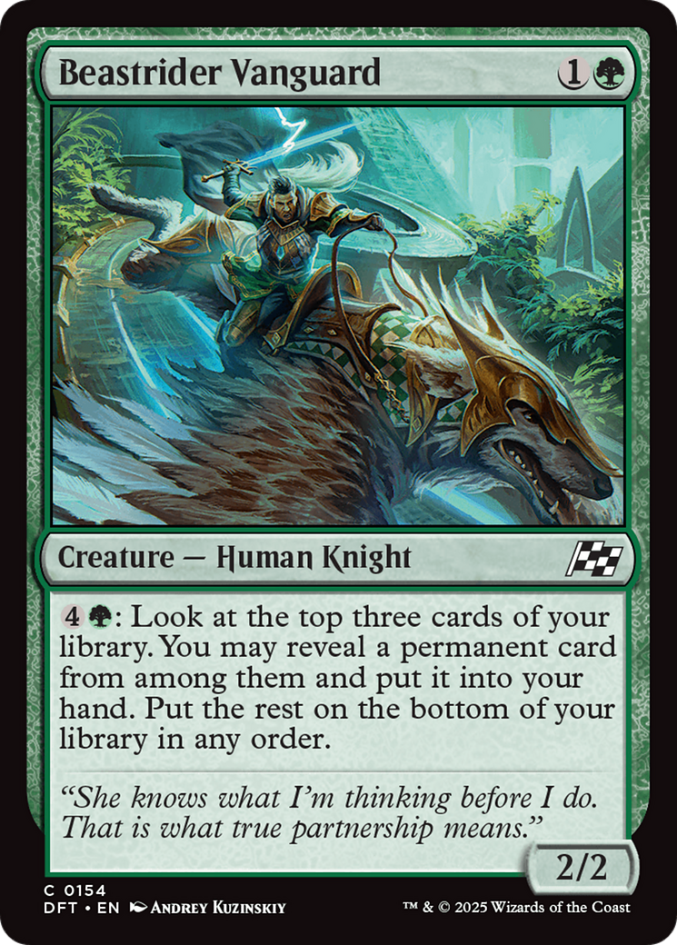 Beastrider Vanguard (DFT-154) [Aetherdrift]