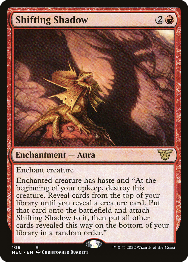 Shifting Shadow (NEC-109) [Neon Dynasty Commander]