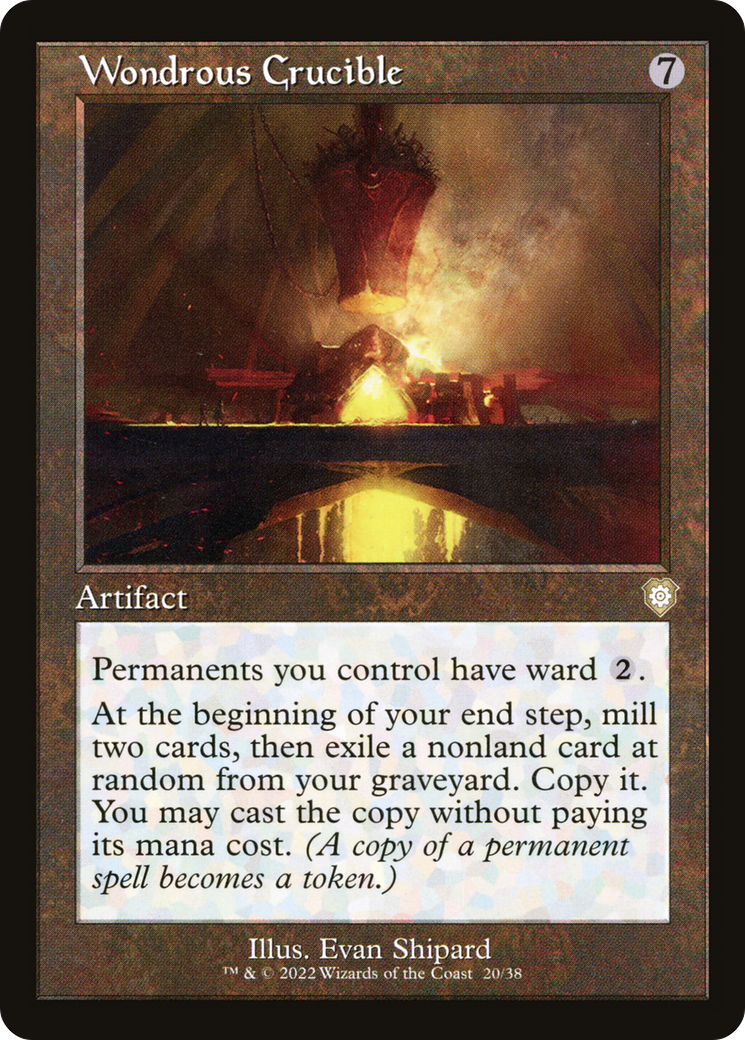 Wondrous Crucible (Retro Frame) (BRC-020) [The Brothers' War Commander]