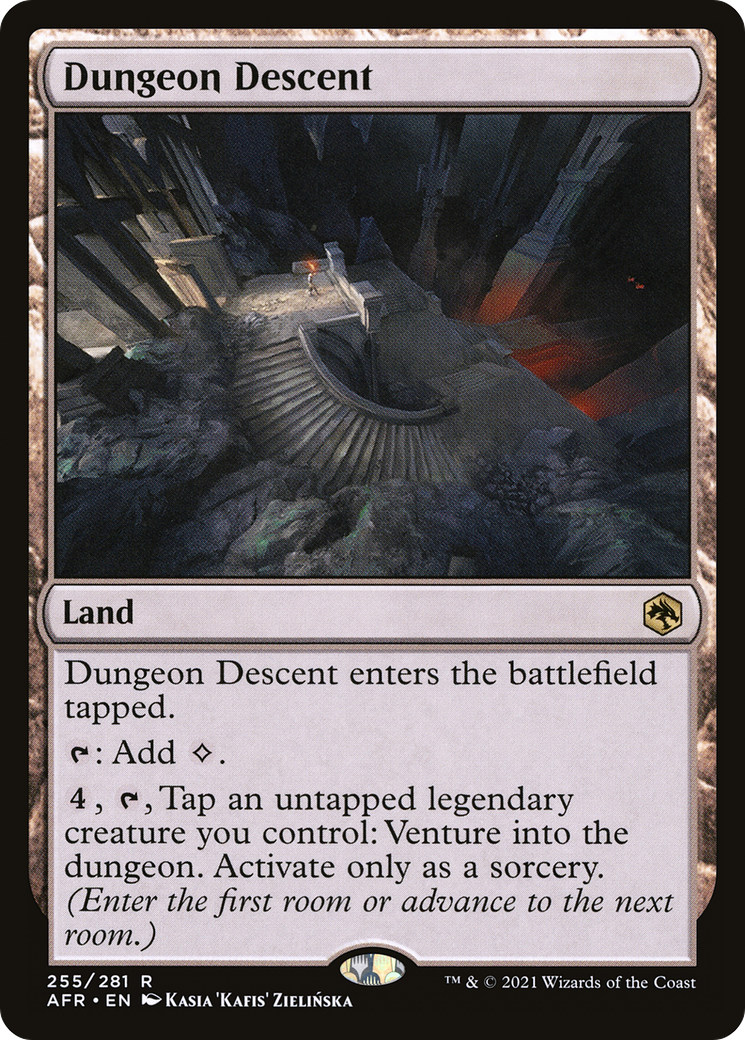 Dungeon Descent (AFR-255) [Adventures in the Forgotten Realms] Foil