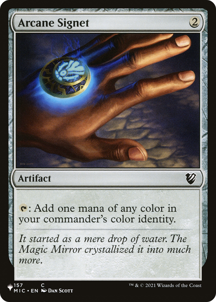 Arcane Signet (LIST-MIC-157) [The List]