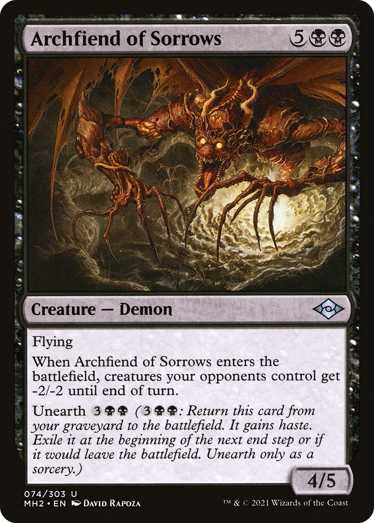 Archfiend of Sorrows (MH2-074) [Modern Horizons 2]