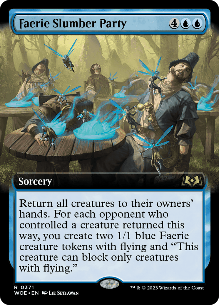 Faerie Slumber Party (WOE-371) [Wilds of Eldraine]: (Extended Art)