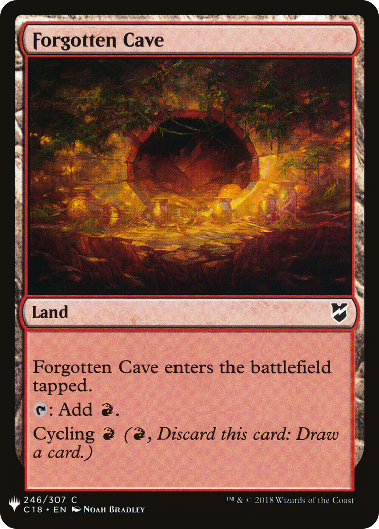 Forgotten Cave (LIST-C18-246) [The List]
