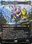 Finneas, Ace Archer (BLB-348) [Bloomburrow]: (Showcase) (Borderless) Foil