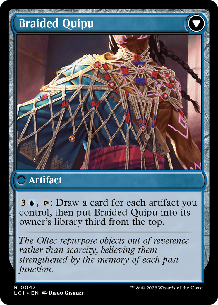 Braided Net // Braided Quipu (LCI-047) [The Lost Caverns of Ixalan]