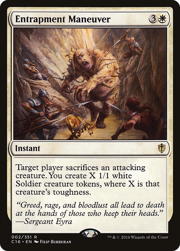 Entrapment Maneuver (C16-002) [Commander 2016]