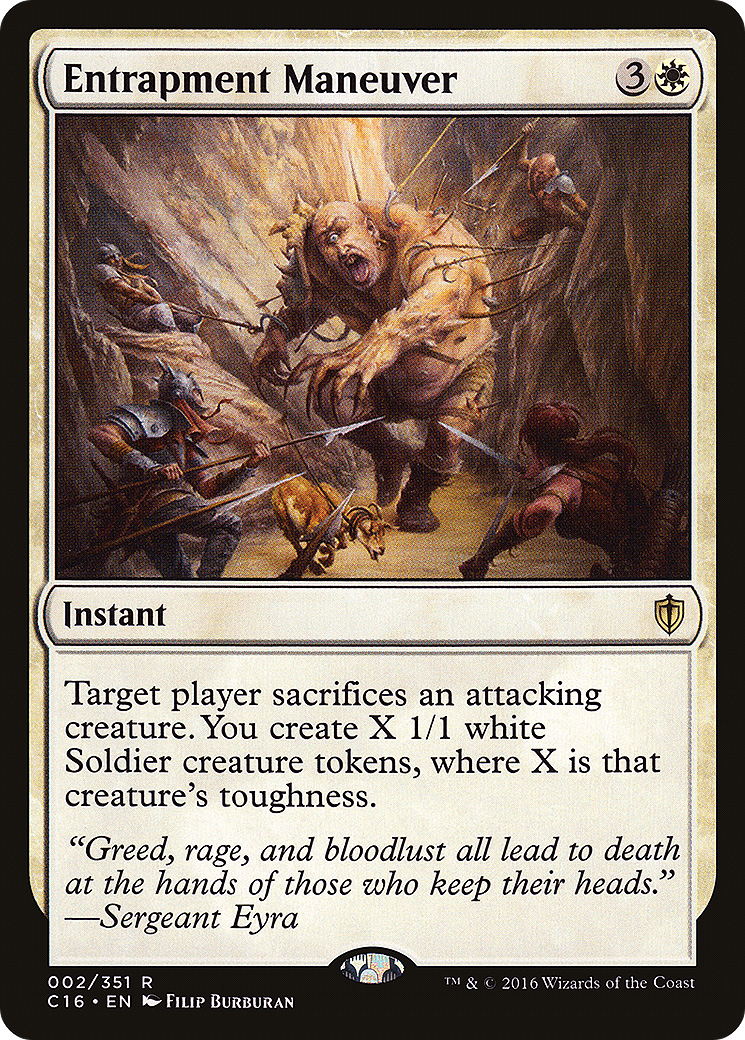 Entrapment Maneuver (C16-002) [Commander 2016]