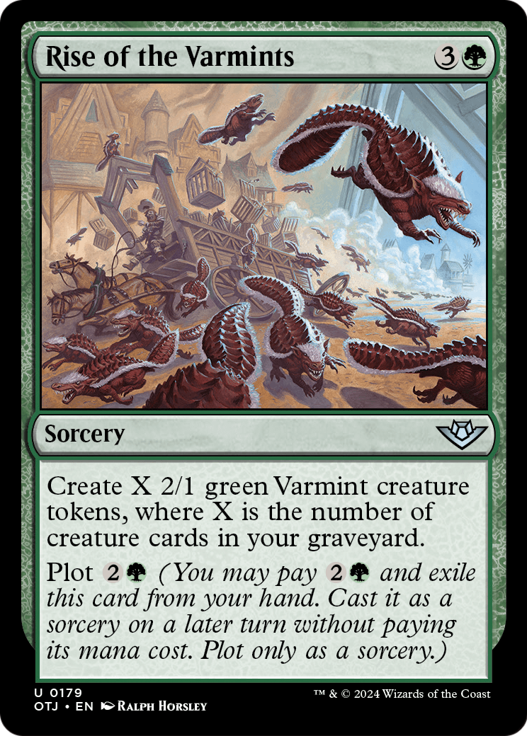 Rise of the Varmints (OTJ-179) [Outlaws of Thunder Junction] Foil