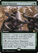 Herd Migration (DMU-413) [Dominaria United]: (Extended Art)