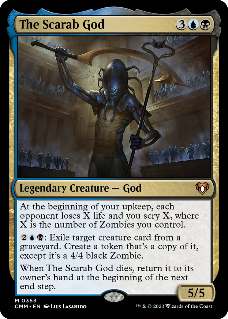 The Scarab God (CMM-353) [Commander Masters]