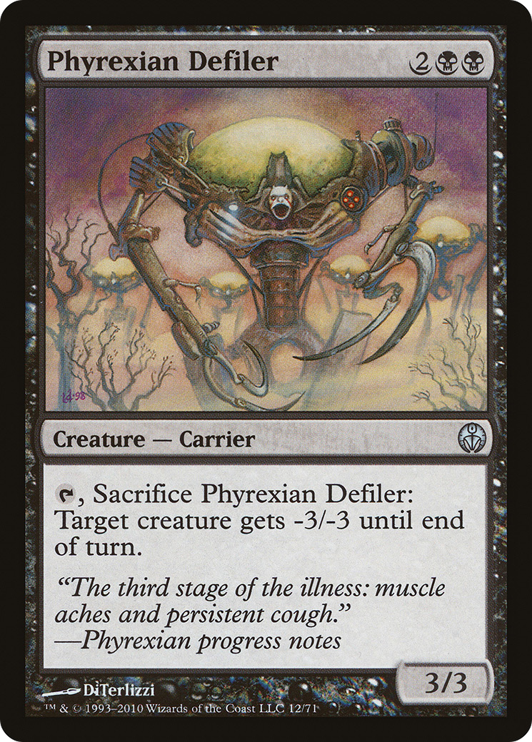 Phyrexian Defiler (DDE-012) [Duel Decks: Phyrexia vs. the Coalition]