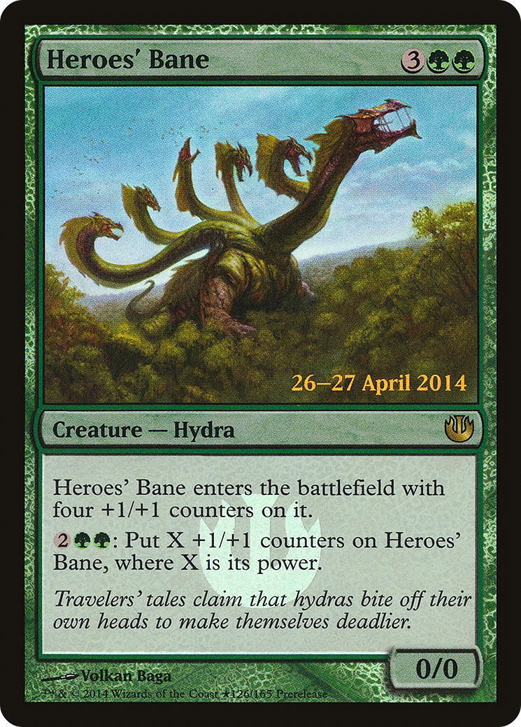 Heroes' Bane (PRE-126★) [Journey into Nyx Promos] Foil