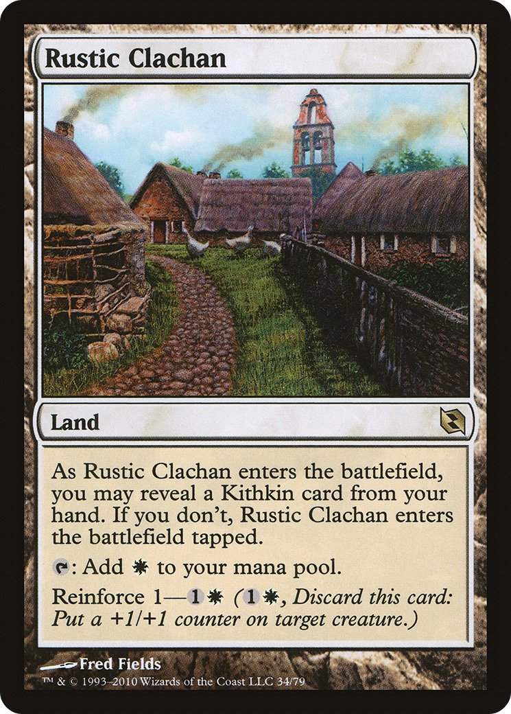 Rustic Clachan (DDF-034) [Duel Decks: Elspeth vs. Tezzeret]