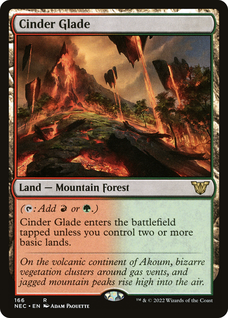 Cinder Glade (NEC-166) [Neon Dynasty Commander]