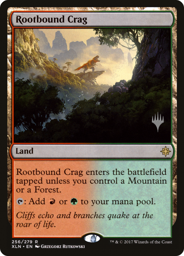 Rootbound Crag (PPM20-256P) [Promo Pack: Ixalan Promos]