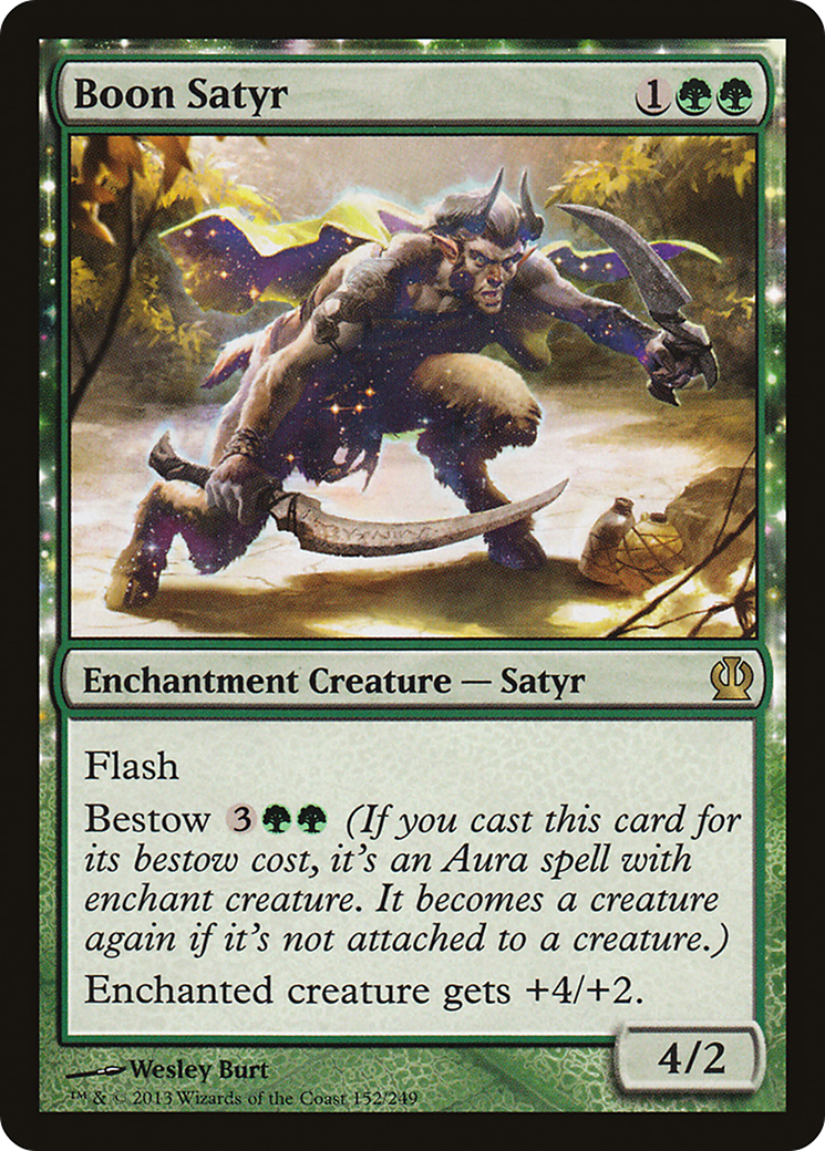 Boon Satyr (THS-152) [Theros]: (enchantment) Foil