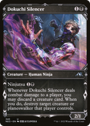 Dokuchi Silencer (Showcase) (NEO-340) [Kamigawa: Neon Dynasty] Foil