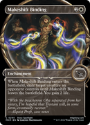 Makeshift Binding (MKM-290) [Murders at Karlov Manor]: (Showcase) Foil
