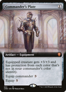 Commander's Plate (Extended Art) (CMR-692) [Commander Legends]